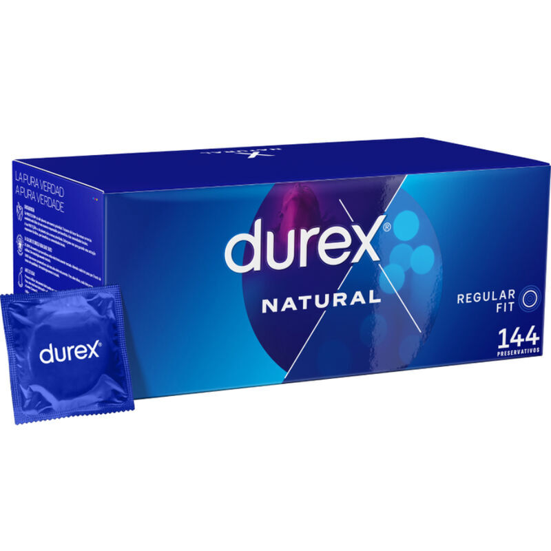 DUREX - PRESERVATIVOS NATURAL 144 UNIDADES
