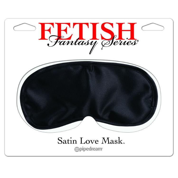 FETISH FANTASY SERIES - MASCARA SATINADA NEGRA - Imagen 2