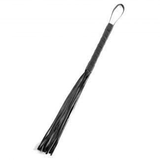 FETISH FANTASY LIMITED EDITION - LATIGO AZOTADOR PIEL NEGRO.
