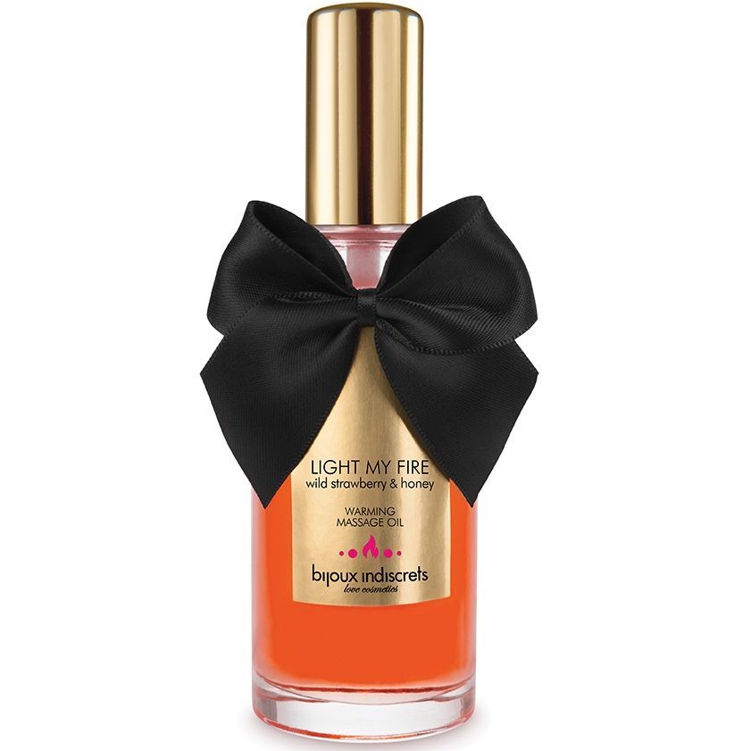 BIJOUX - ACEITE MASAJE EFECTO CALOR AROMA FRESA - Imagen 2