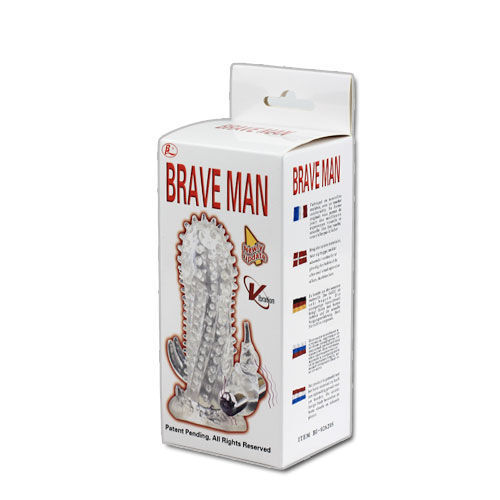 BAILE - BRAVE MAN EXTENSIÓN PENE VIBRADOR RABBIT - Imagen 4