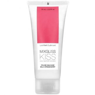 MIXGLISS - LUBRICANTE BASE AGUA SABOR A FRESA 70 ML