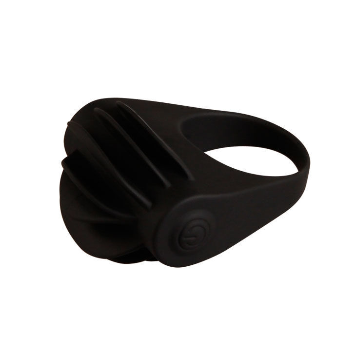 PRETTY LOVE - CHESTER ANILLO VIBRADOR NEGRO - Imagen 3