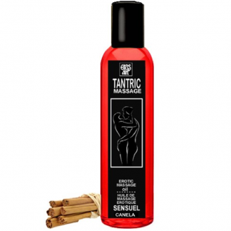 EROS-ART - ACEITE MASAJE TÁNTRICO NATURAL Y AFRODISÍACO CANELA 30 ML