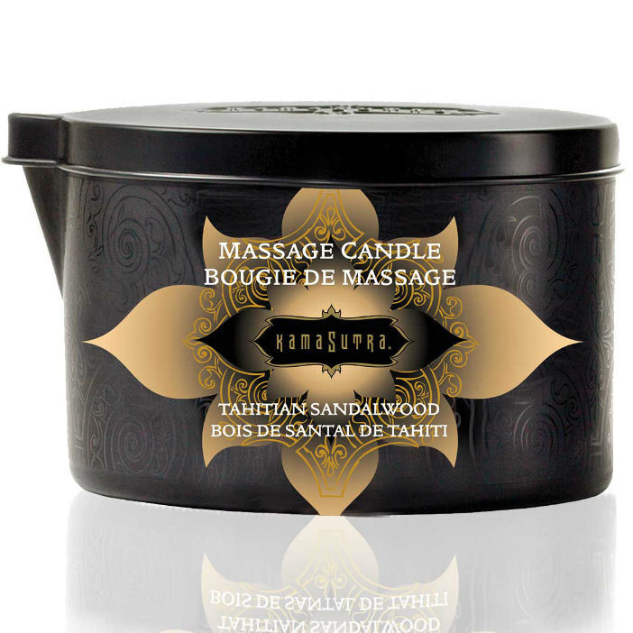KAMASUTRA - VELA DE MASAJE VAINILLA Y SANDALO 170 GR - Imagen 2