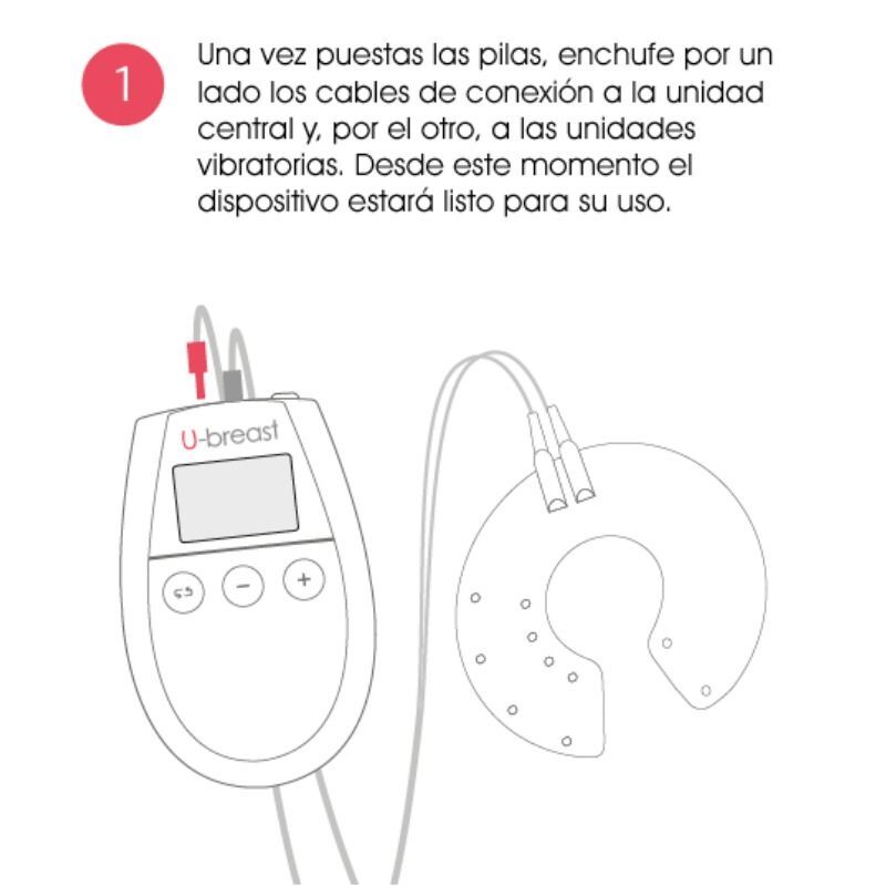 500 COSMETICS - U BREAST AUMENTO PECHOS ELECTROESTIMULACIÓN - Imagen 2