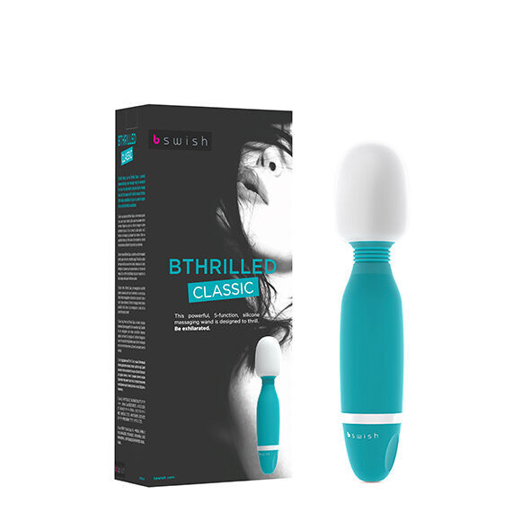 B SWISH - BTHRILLED CLASSIC WAND VIBRATOR JADE - Imagen 2