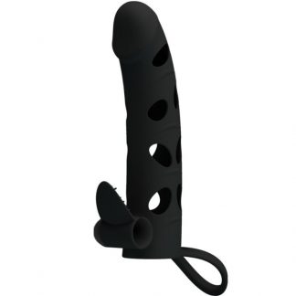 PRETTY LOVE - FUNDA SILICONA CON VIBRACIÓN 15.2 CM