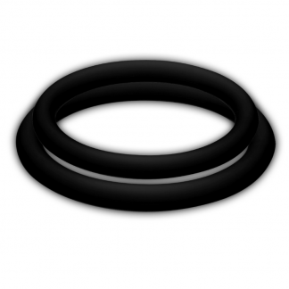 JOYDIVISION POTENZDUO - ANILLOS PARA PENE NEGRO - M