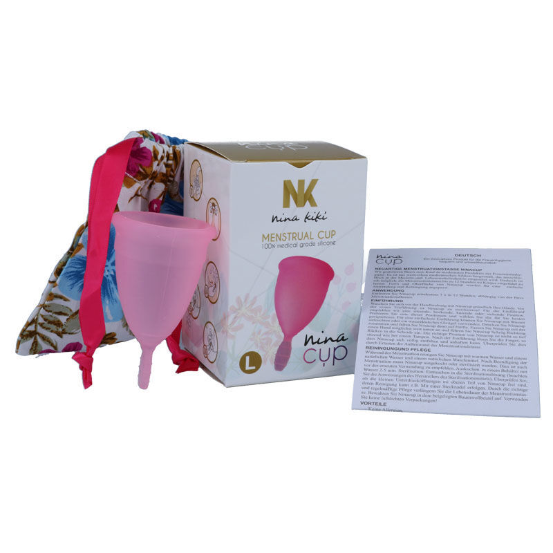 NINA KIKÍ - COPA MENSTRUAL ROSA - TALLA L - Imagen 3