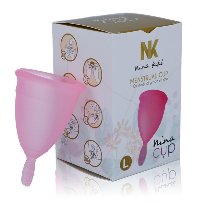 NINA KIKÍ - COPA MENSTRUAL ROSA - TALLA L - Imagen 5