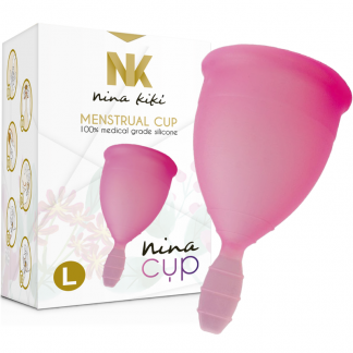 NINA KIKÍ - COPA MENSTRUAL ROSA - TALLA L