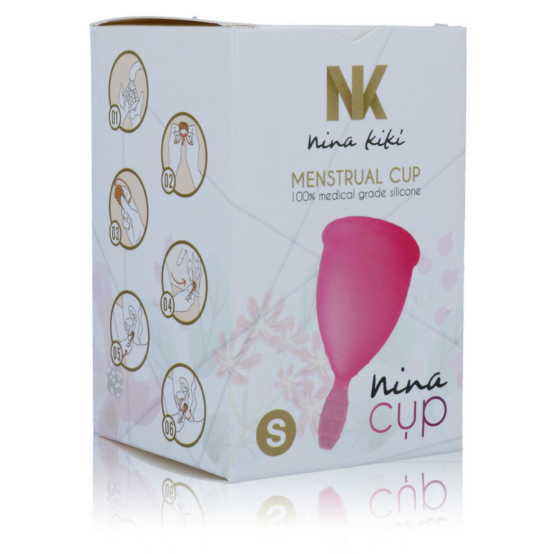 NINA KIKÍ - COPA MENSTRUAL ROSA - TALLA S - Imagen 2