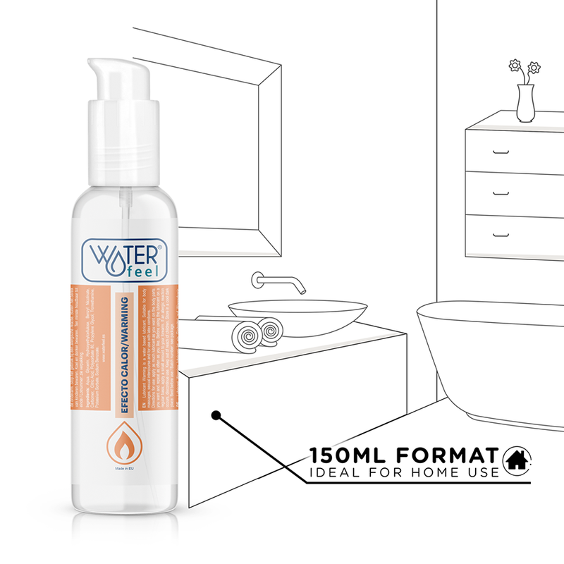 WATERFEEL - LUBRICANTE EFECTO CALOR 150 ML - Imagen 5