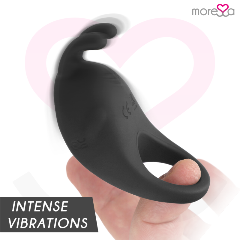 MORESSA - BRAD PREMIUM SILICONE RECARGABLE NEGRO - Imagen 3
