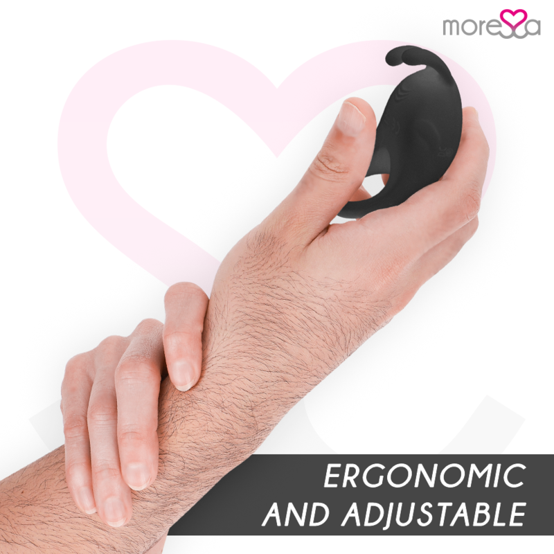 MORESSA - BRAD PREMIUM SILICONE RECARGABLE NEGRO - Imagen 5
