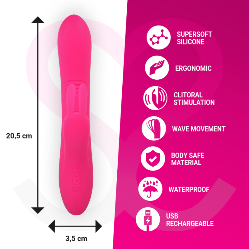 MORESSA - ETHAN EFECTO WAVE MAS POTENTE VIBRACIÓN PREMIUM SILICONE RECARGABLE - Imagen 4