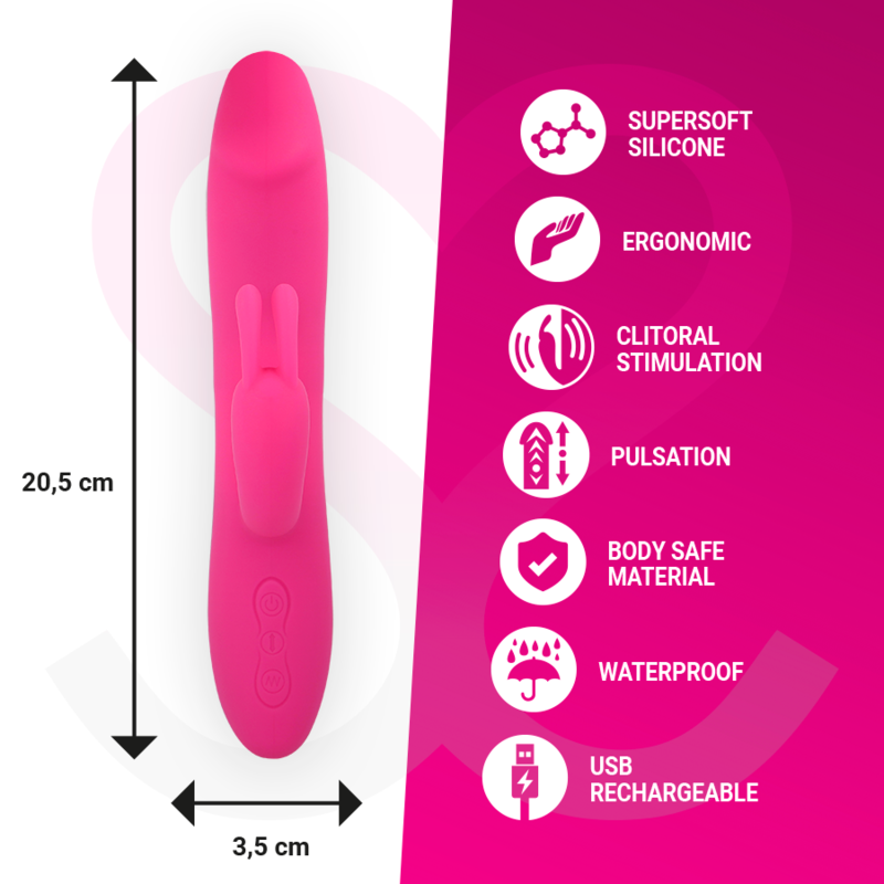 MORESSA - MOLLY IMPULSOR UP&DOWN Y POTENTE VIBRACIÓN PREMIUM SILICONE RECARGABLE - Imagen 4