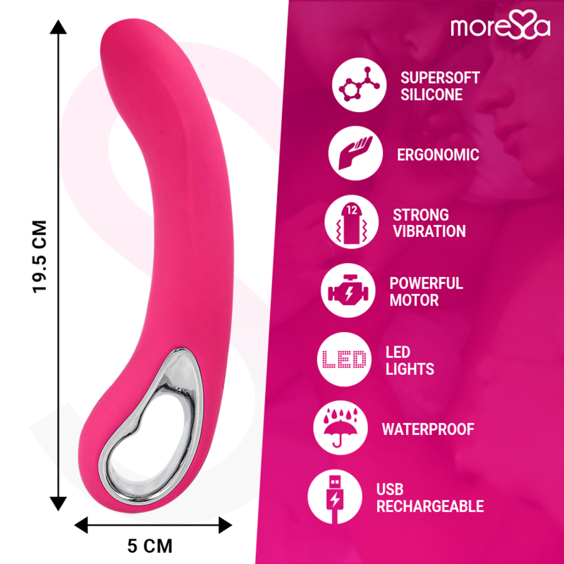 MORESSA - NELSON MASAJEADOR PUNTO G PREMIUM SILICONE RECARGABLE - Imagen 4