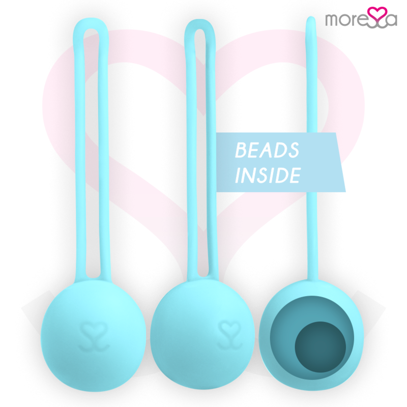MORESSA - OSIAN ONE ENTRENAMIENTO SUELO PELVICO 51gr PREMIUM SILICONA TURQUESA - Imagen 2
