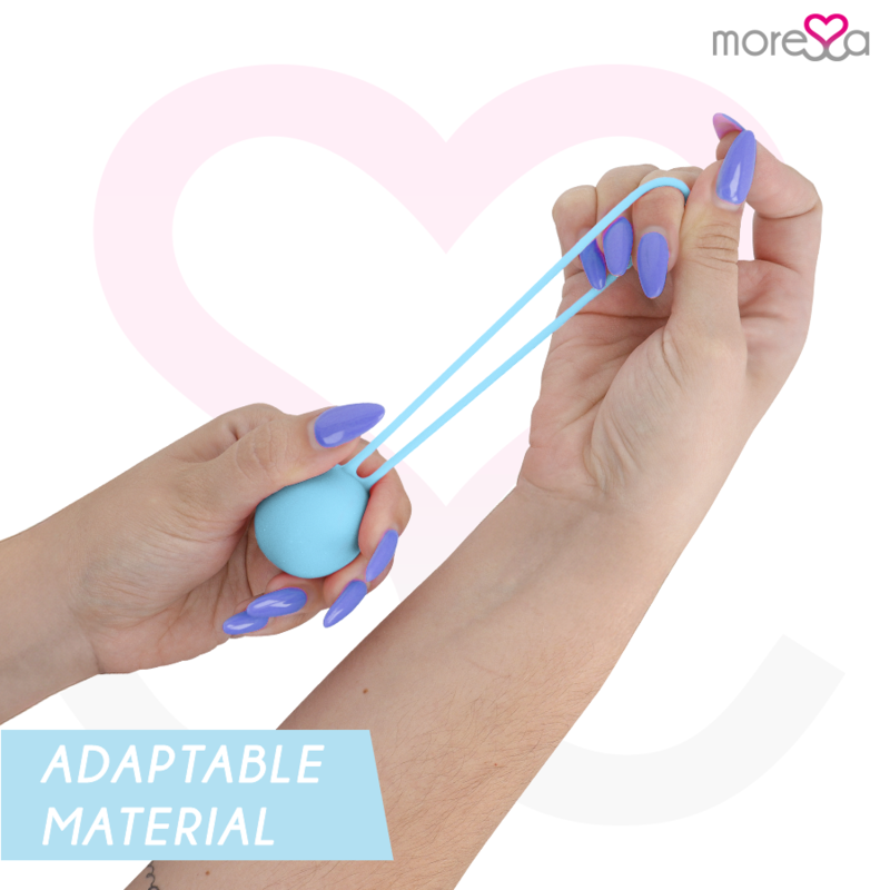 MORESSA - OSIAN ONE ENTRENAMIENTO SUELO PELVICO 51gr PREMIUM SILICONA TURQUESA - Imagen 3