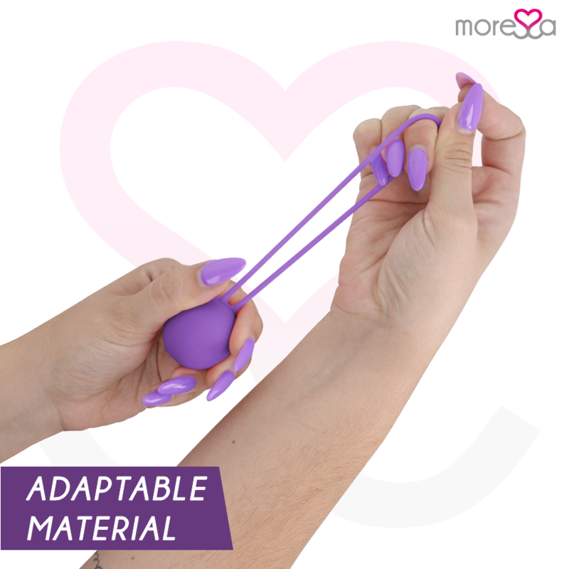 MORESSA - OSIAN ONE ENTRENAMIENTO SUELO PELVICO 51gr PREMIUM SILICONA LILA - Imagen 3