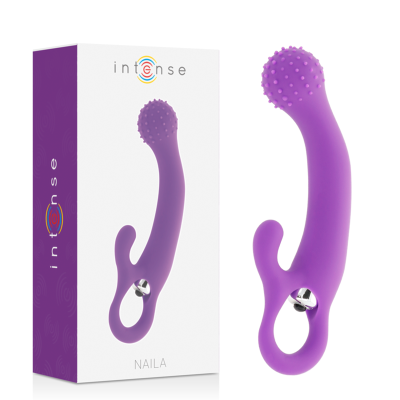 INTENSE - NAILA VIBRATING SILICONE LILA - Imagen 2