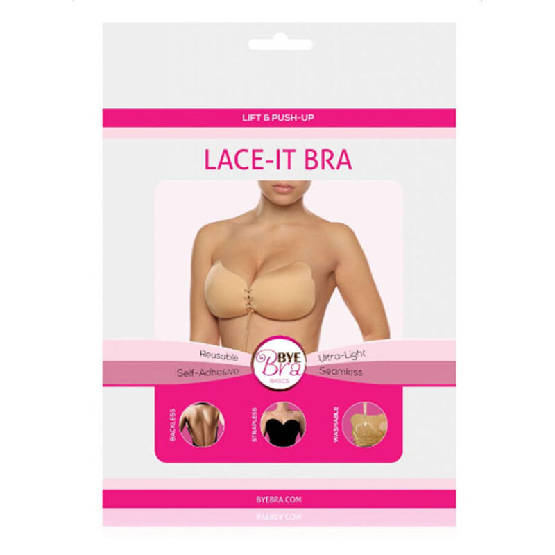 BYE-BRA - LACE-IT REALZADOR PUSH-UP BEIGE COPA B - Imagen 2