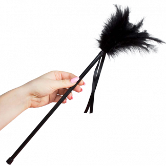 SECRETPLAY - PLUMERO PLUMAS NEGRO 40 CM