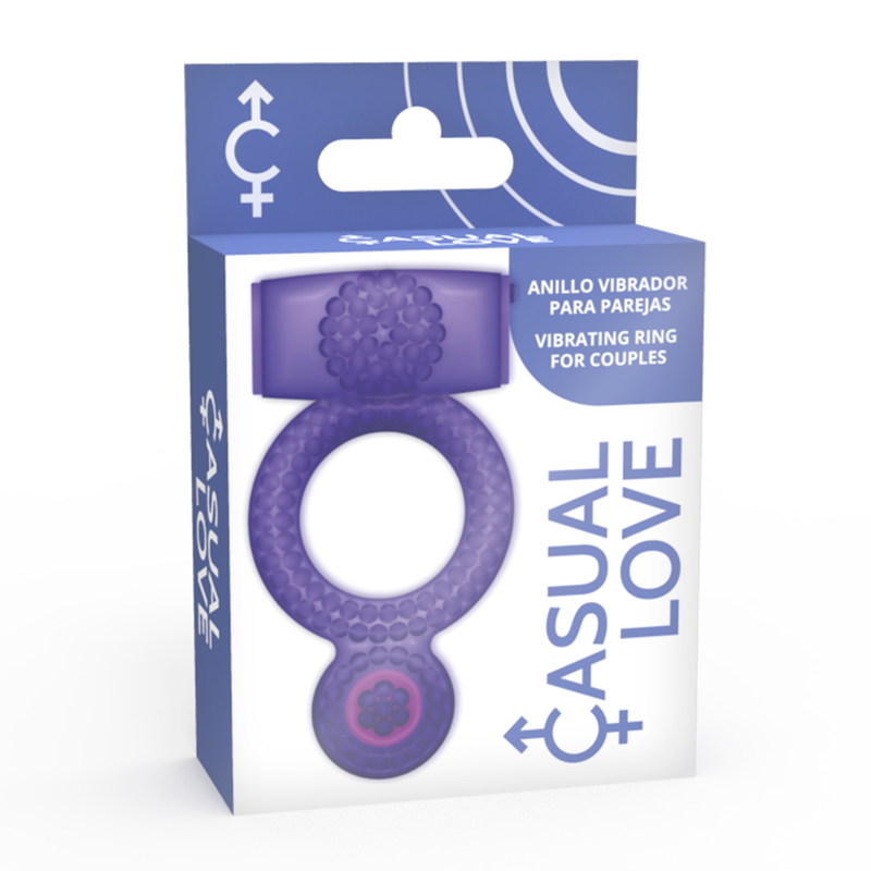 CASUAL LOVE - RING DOUBLE PLEASURE ANILLO LILA - Imagen 4