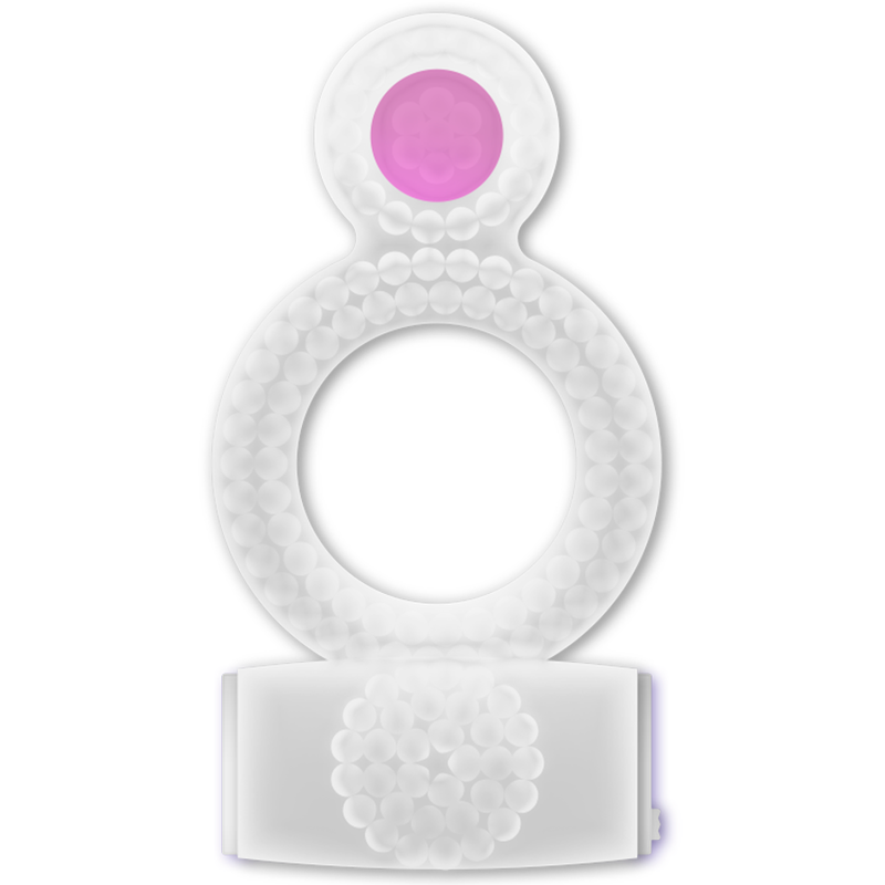 CASUAL LOVE - RING DOUBLE PLEASURE ANILLO TRANSPARENTE - Imagen 2