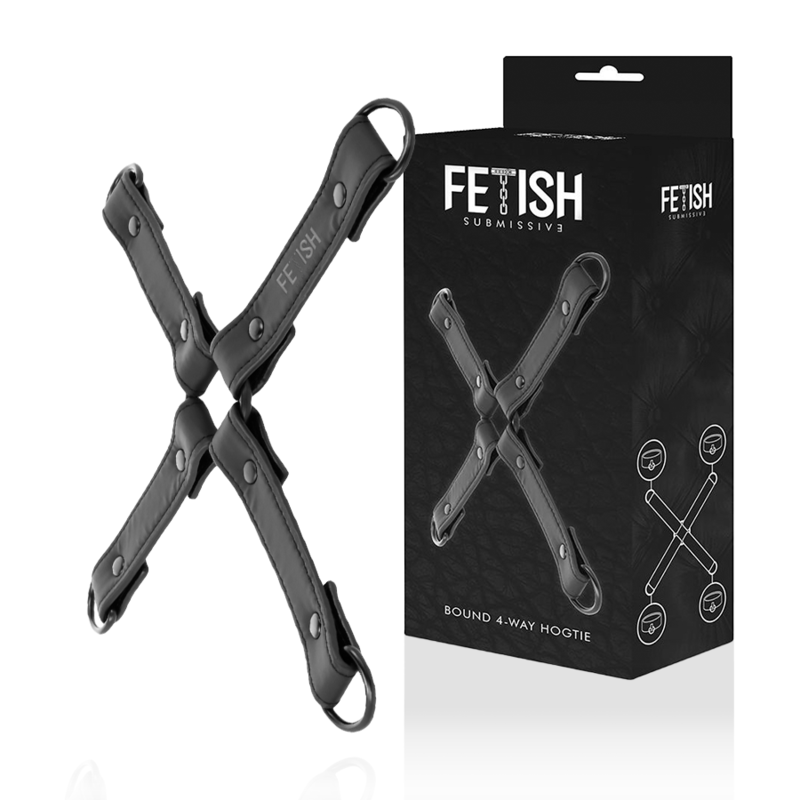 FETISH SUBMISSIVE - UNIÓN ESPOSAS CUERO VEGANO - Imagen 2