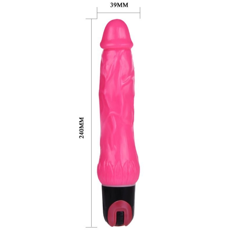 BAILE - VIBRATOR DAAPLY PLEASURE MULTIVELOCIDAD ROSA - Imagen 4