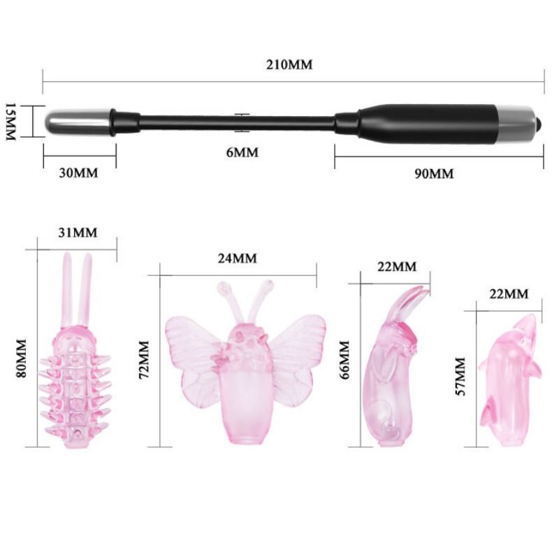 BAILE - WIZARD MAGIC WAND ESTIMULADOR CON VIBRACIÓN - Imagen 4
