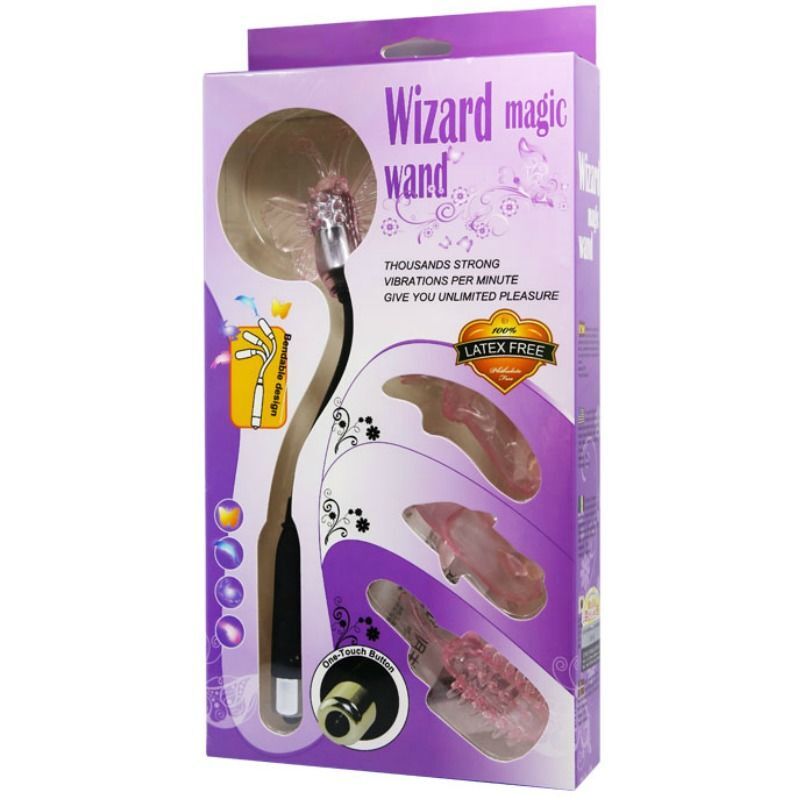 BAILE - WIZARD MAGIC WAND ESTIMULADOR CON VIBRACIÓN - Imagen 5