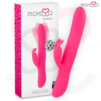 MORESSA - SOMER ROTADOR PERLADO Y POTENTE VIBRACIÓN SILICONA PREMIUM