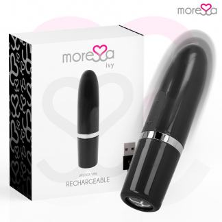 MORESSA - IVY MASAJEADOR SIMULADOR LABIAL DE VIAJE NEGRO