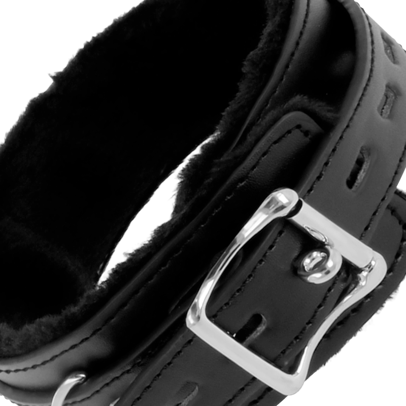DARKNESS - COLLAR CONFORTABLE DE POSTURA CON CADENA LEATHER - Imagen 4