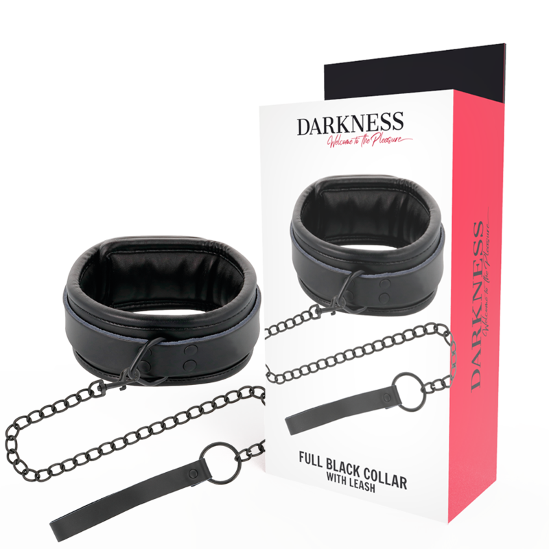 DARKNESS - COLLAR CON CADENA NEGRO - Imagen 2