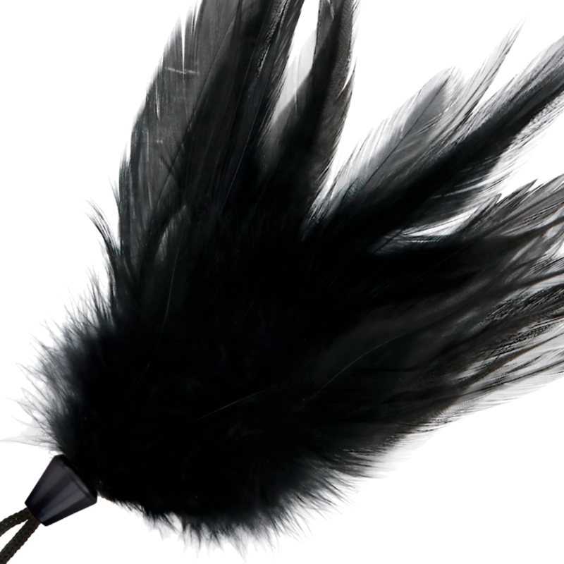 DARKNESS - PLUMA ESTIMULADORA NEGRO 17 CM - Imagen 2