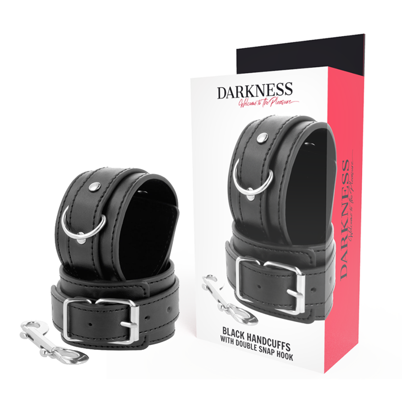 DARKNESS - ESPOSAS AJUSTABLES NEGRO CON DOBLE CINTA REFUERZO - Imagen 2