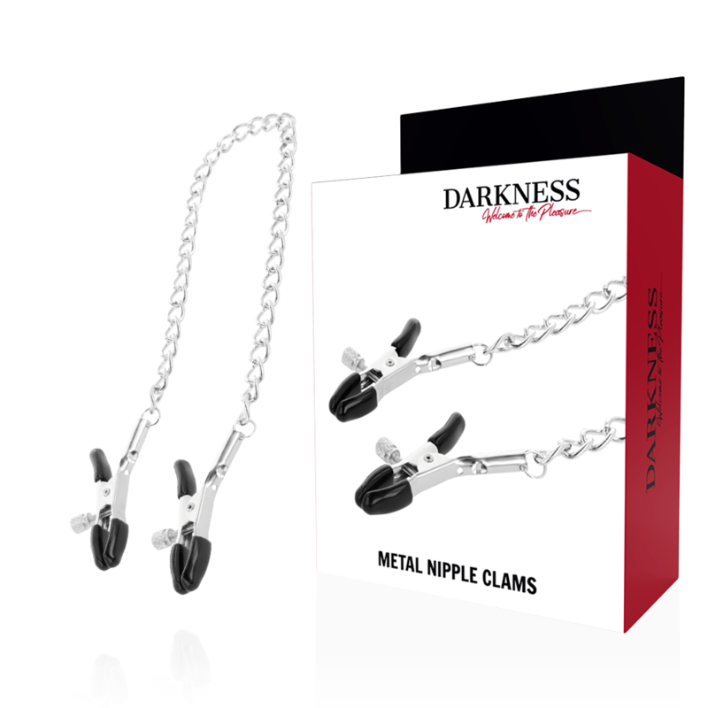 DARKNESS - PINZAS AJUSTABLES PARA PEZONES AJUSTABLES METAL - Imagen 2
