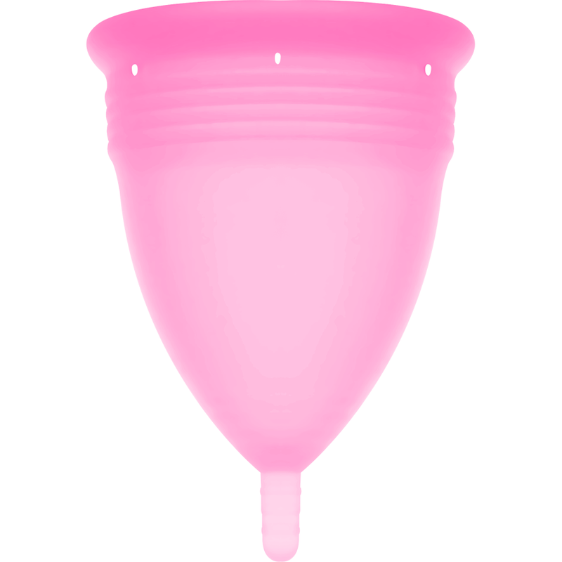 STERCUP - COPA MENSTRUAL FDA SILICONA ROSA - TALLA L
