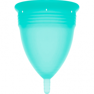 STERCUP - COPA MENSTRUAL FDA SILICONA AQUAMARINA - TALLA S
