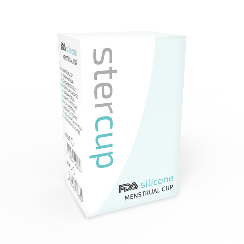 STERCUP - COPA MENSTRUAL FDA SILICONA AQUAMARINA - TALLA S - Imagen 4