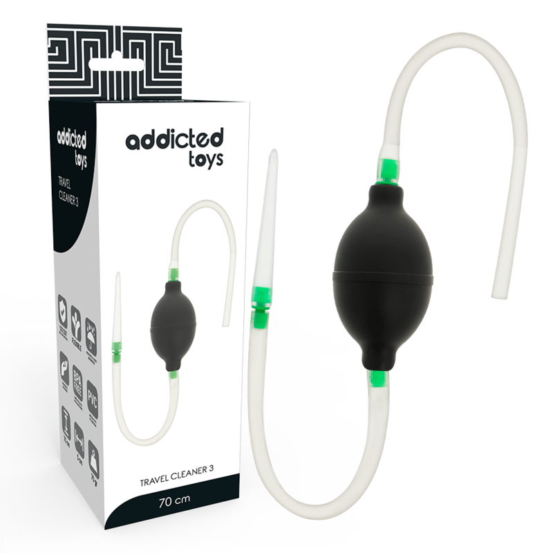 ADDICTED TOYS - KIT ENEMA NEGRO - Imagen 2