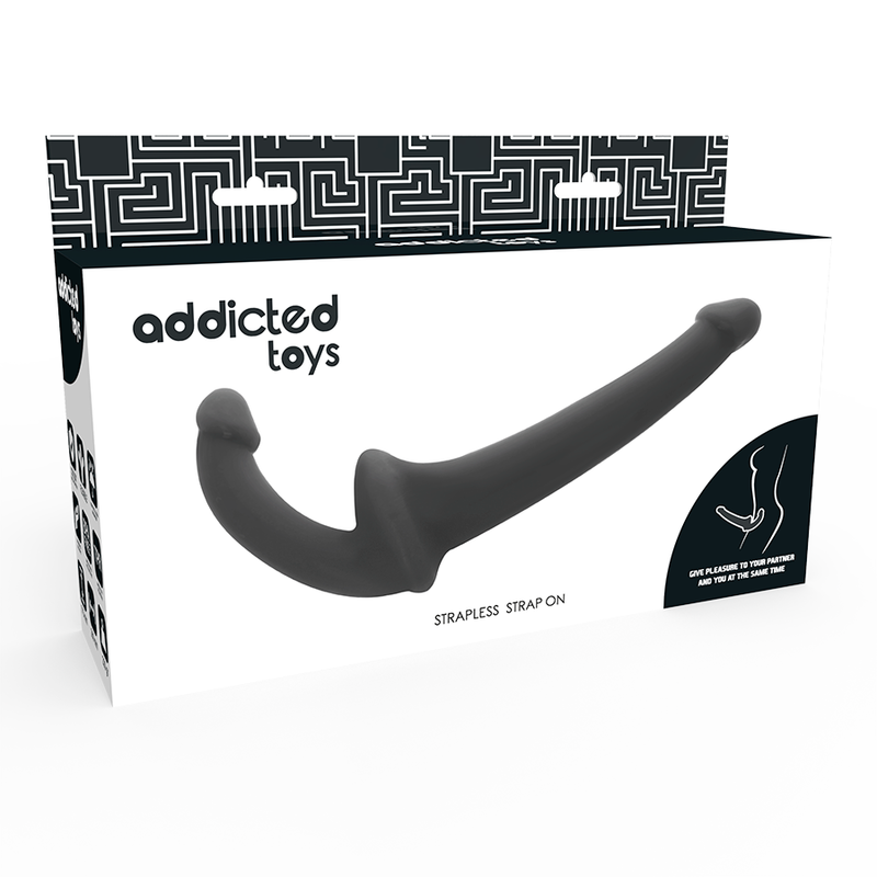 ADDICTED TOYS - DILDO CON ARNÉS SIN SUJECIÓN NEGRO - Imagen 5