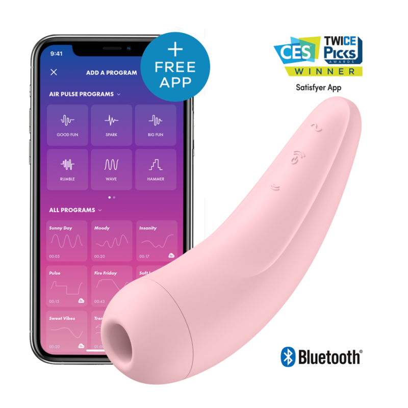 SATISFYER - CURVY 1 + ROJO ROSADO - Imagen 3