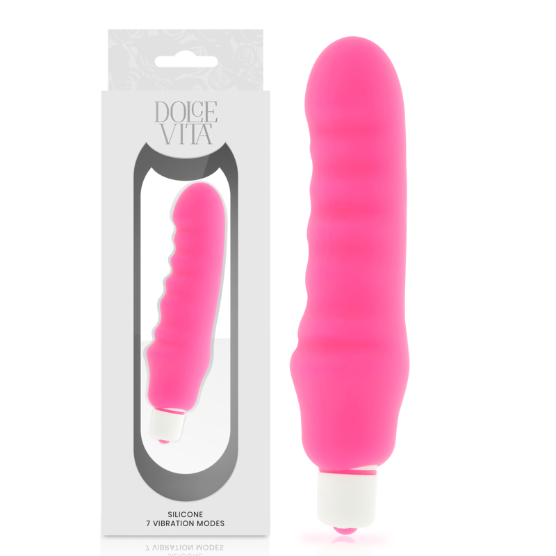 DOLCE VITA - GENIUS VIBRADOR SILICONA ROSA - Imagen 2