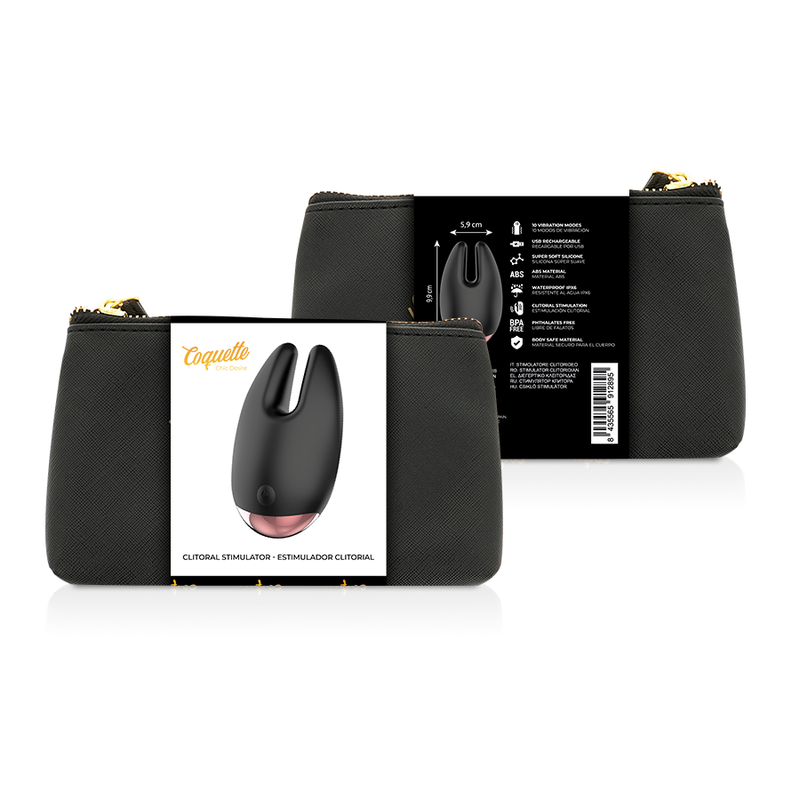 COQUETTE CHIC DESIRE - ESTIMULADOR CLÍTORIS NEGRO / GOLD - Imagen 2